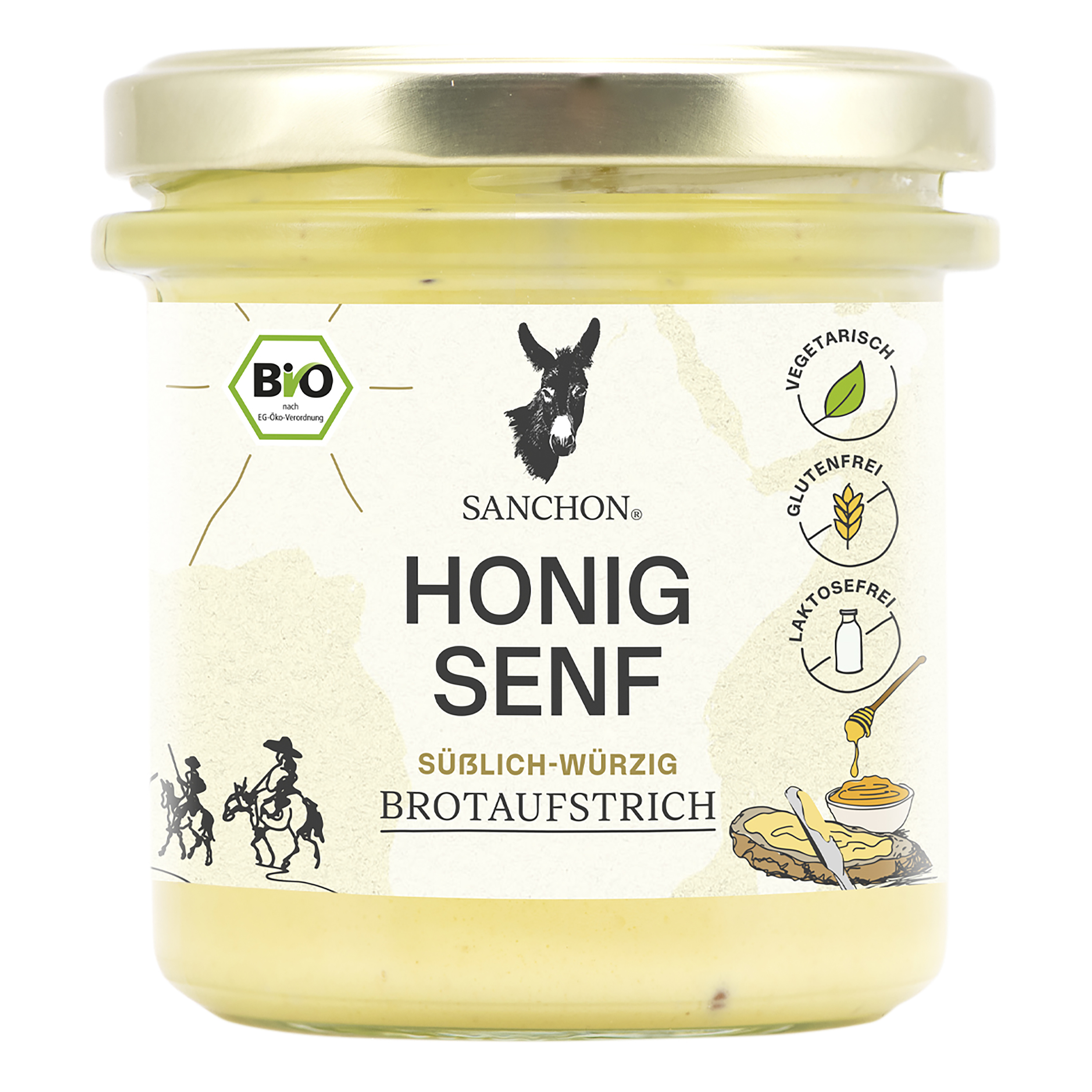 Sanchon Brotaufstrich Honig Senf 135g