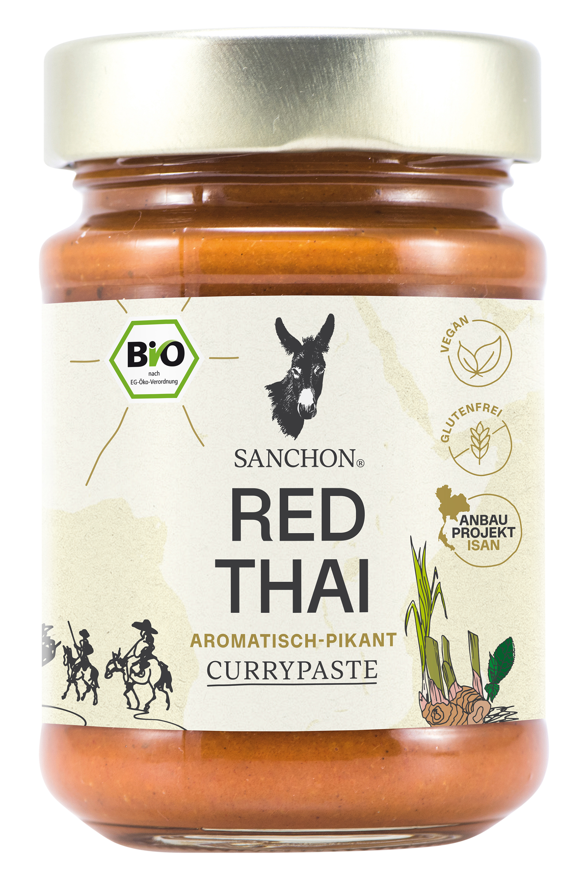 Sanchon Currypaste Red Thai 190g