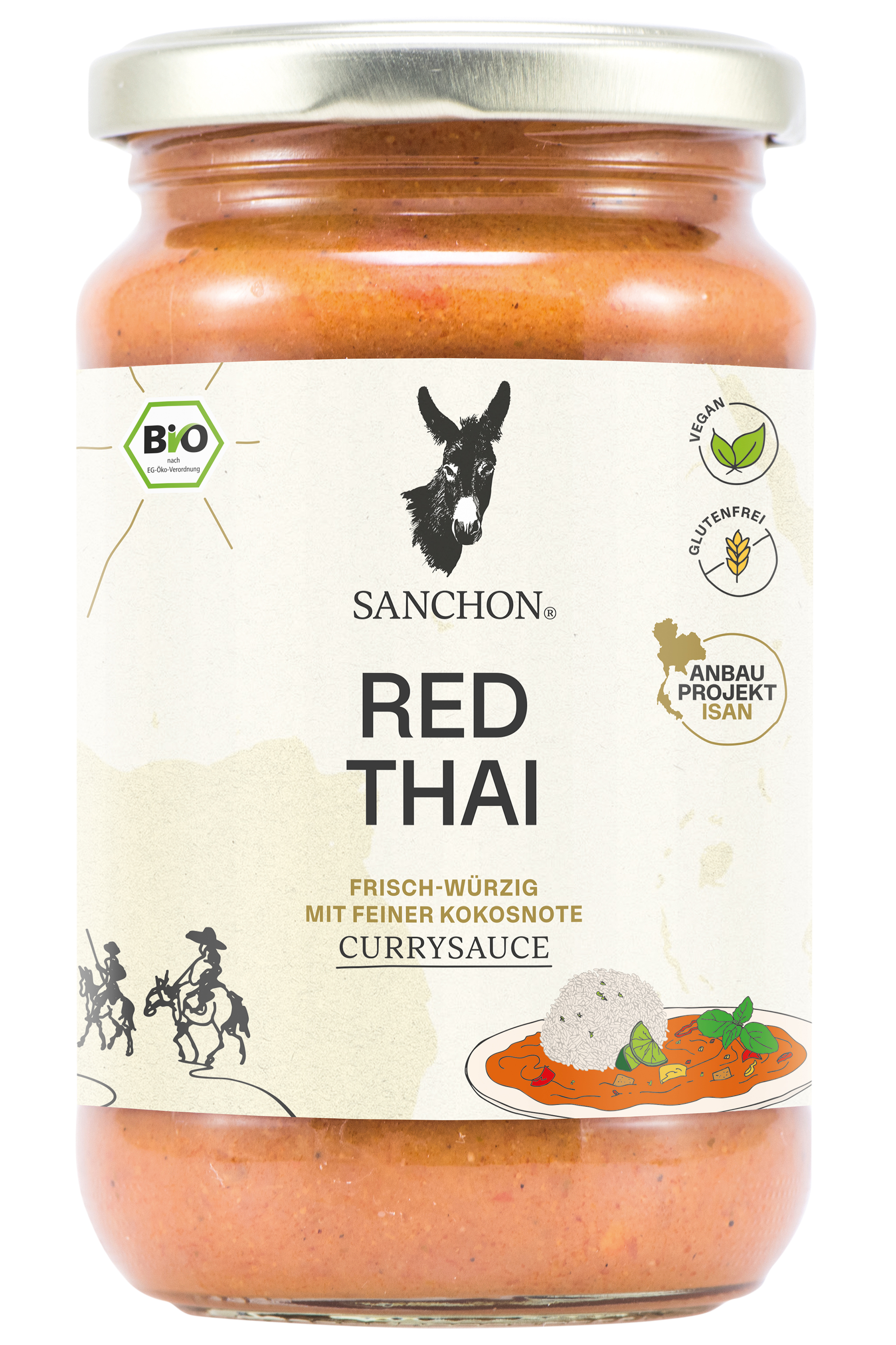 Sanchon Currysauce Red Thai 320ml