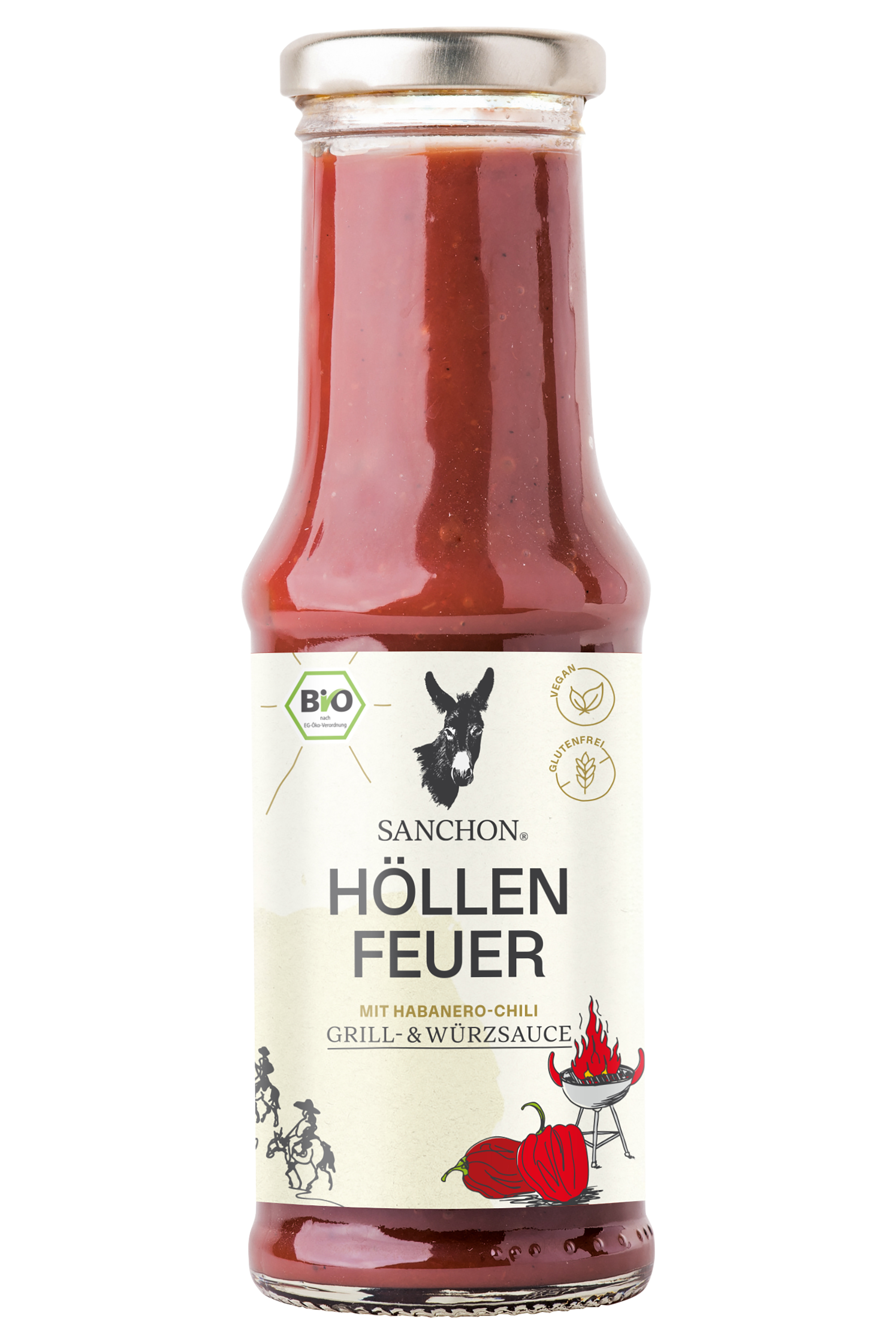 Sanchon Grillsauce Höllenfeuer 210ml