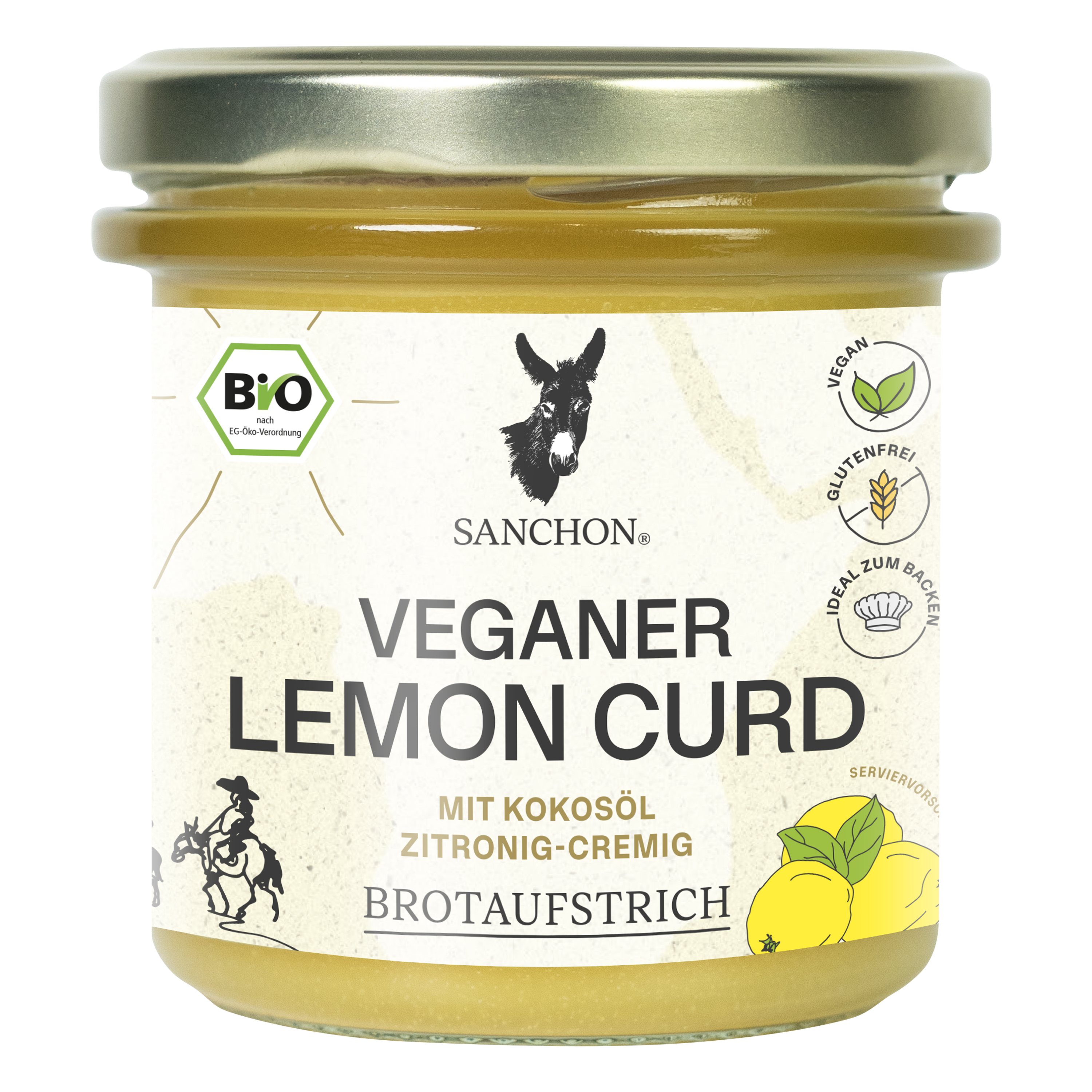 Sanchon Bio Veganer Lemon Curd 160g
