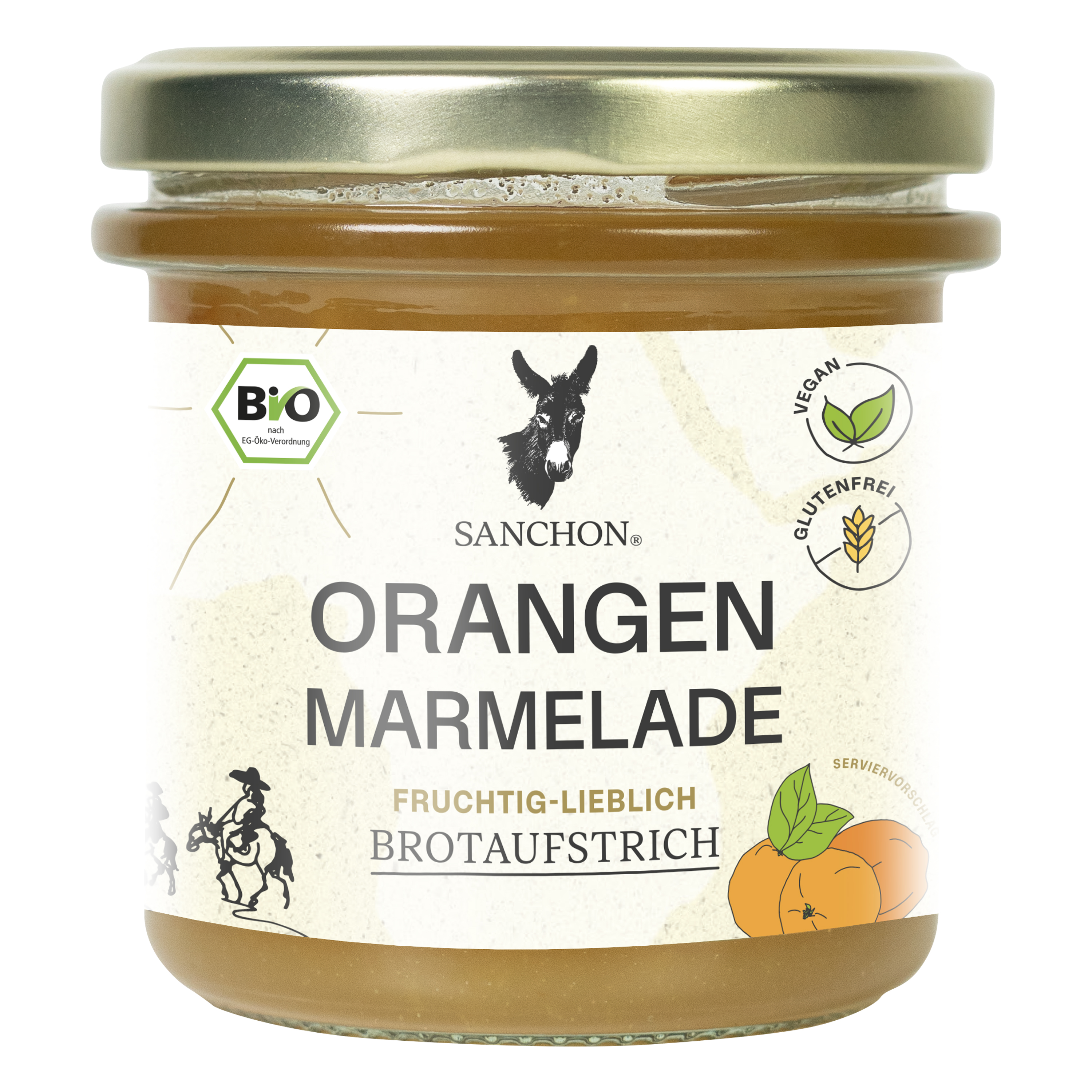 Sanchon Bio Orangen Marmelade 170g