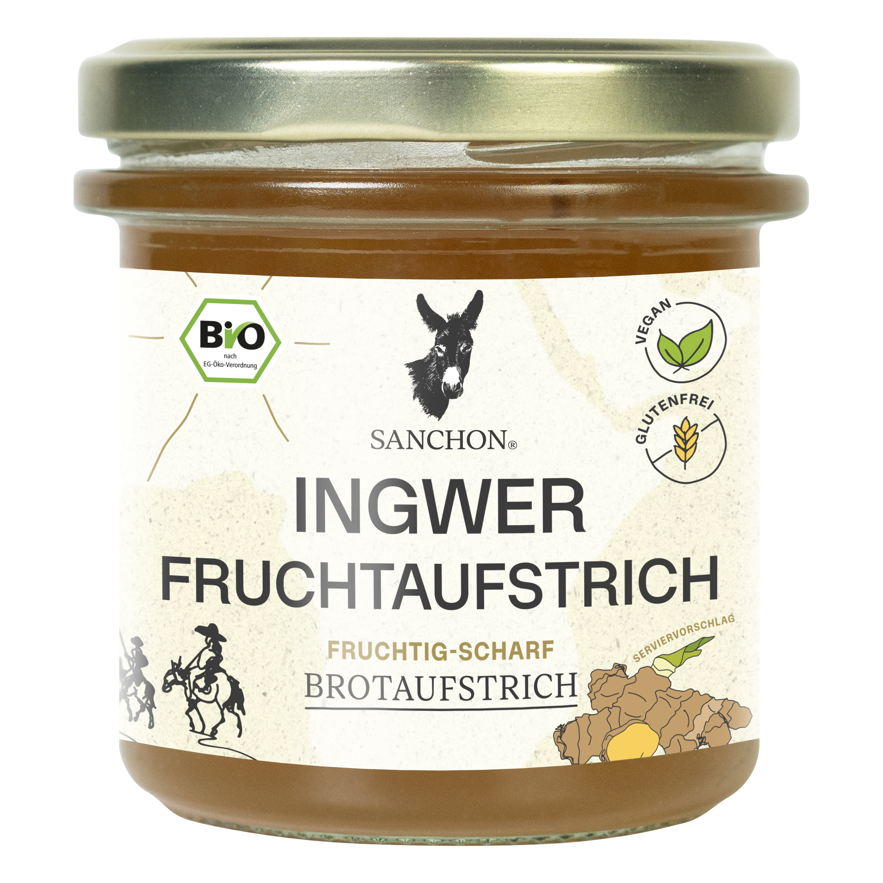 Sanchon Bio Ingwer Fruchtaufstrich 170g