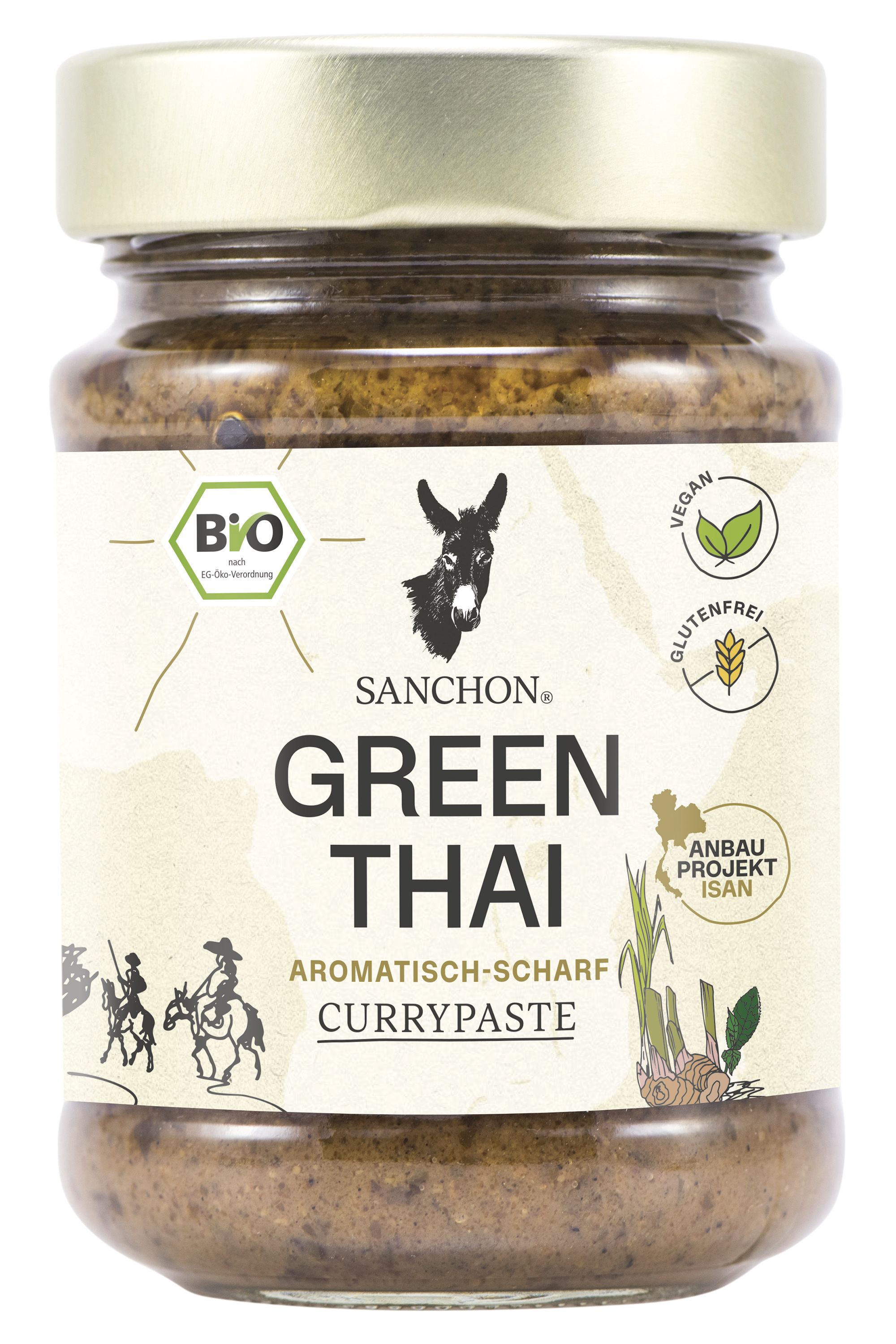 Sanchon Currypaste Green Thai 190g