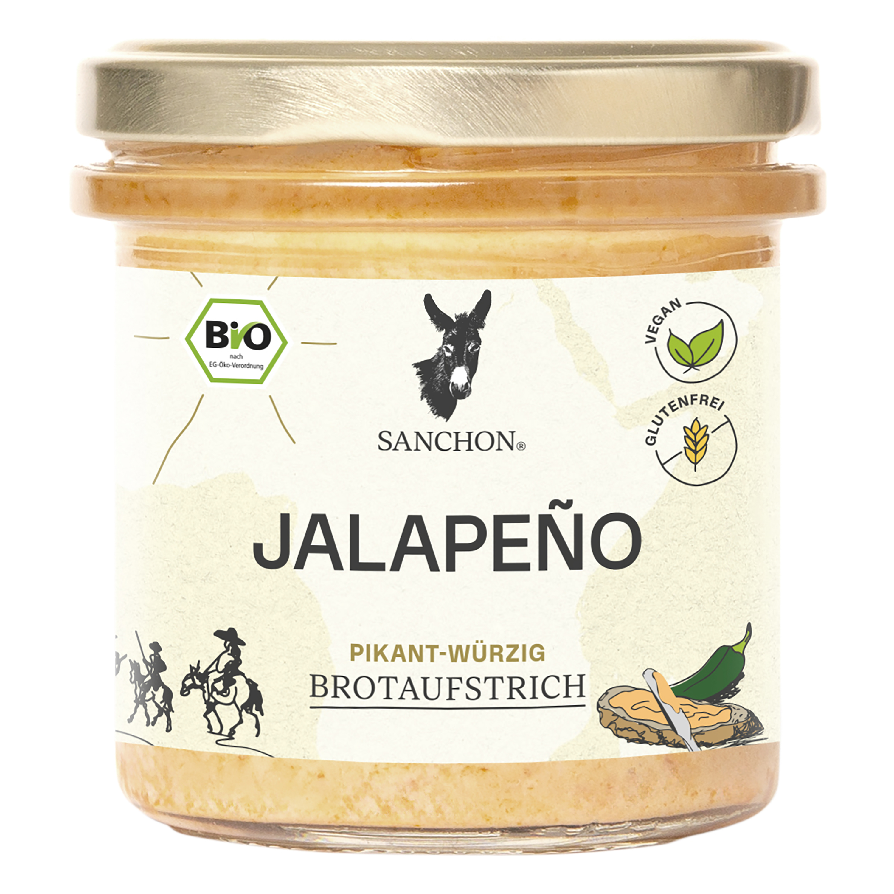 Sanchon Brotaufstrich Jalapeno 135g