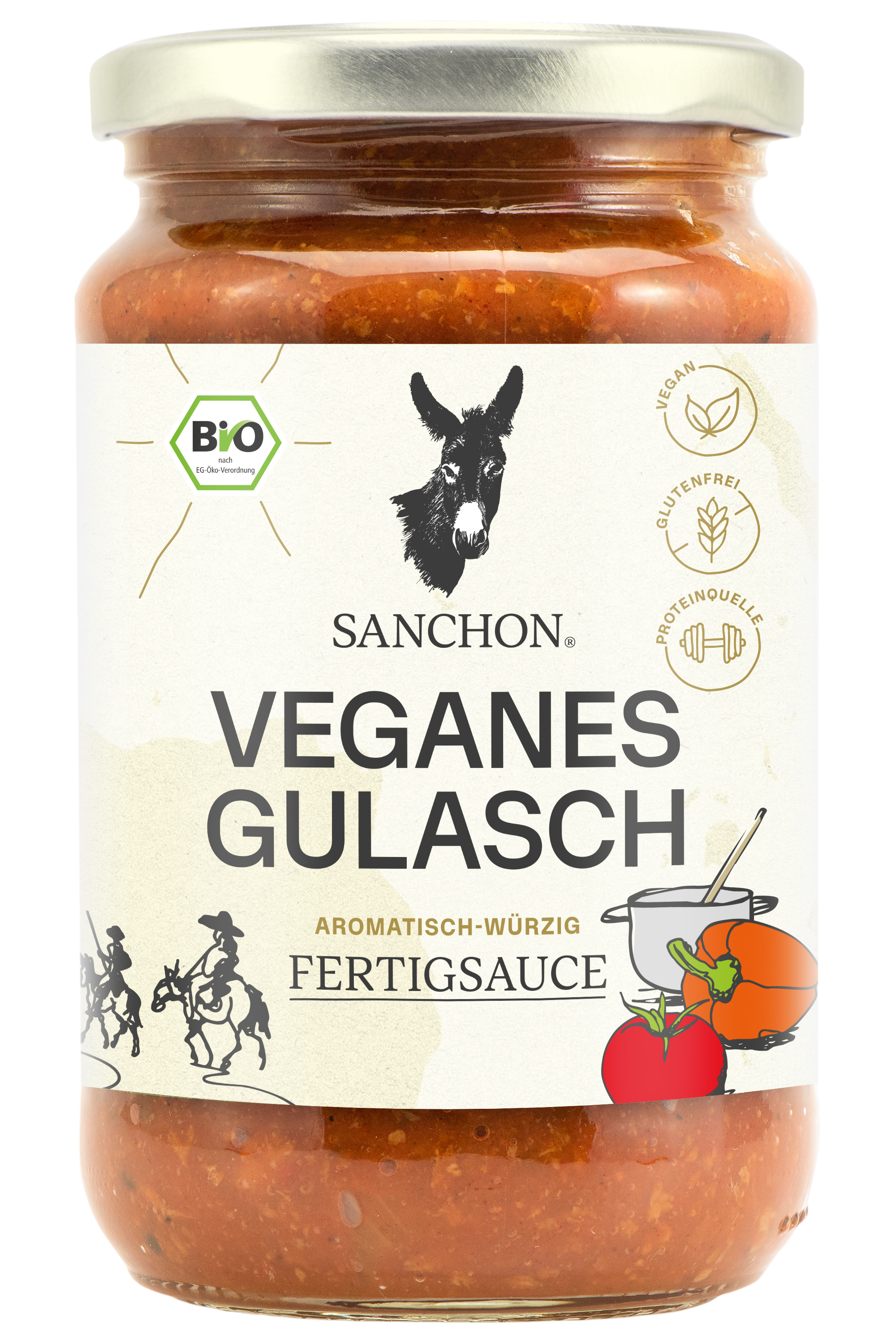 Sanchon Veganes Gulasch 330ml