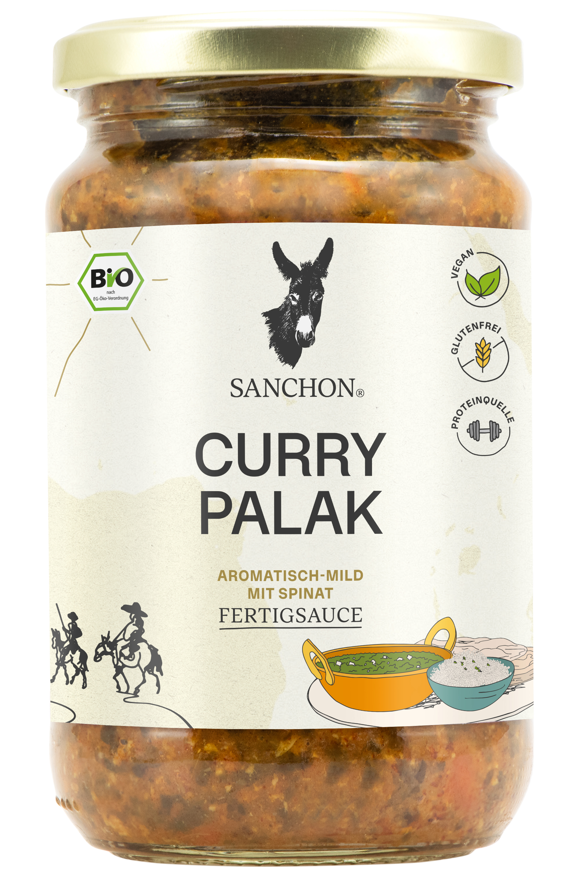 Sanchon Curry Palak 330ml