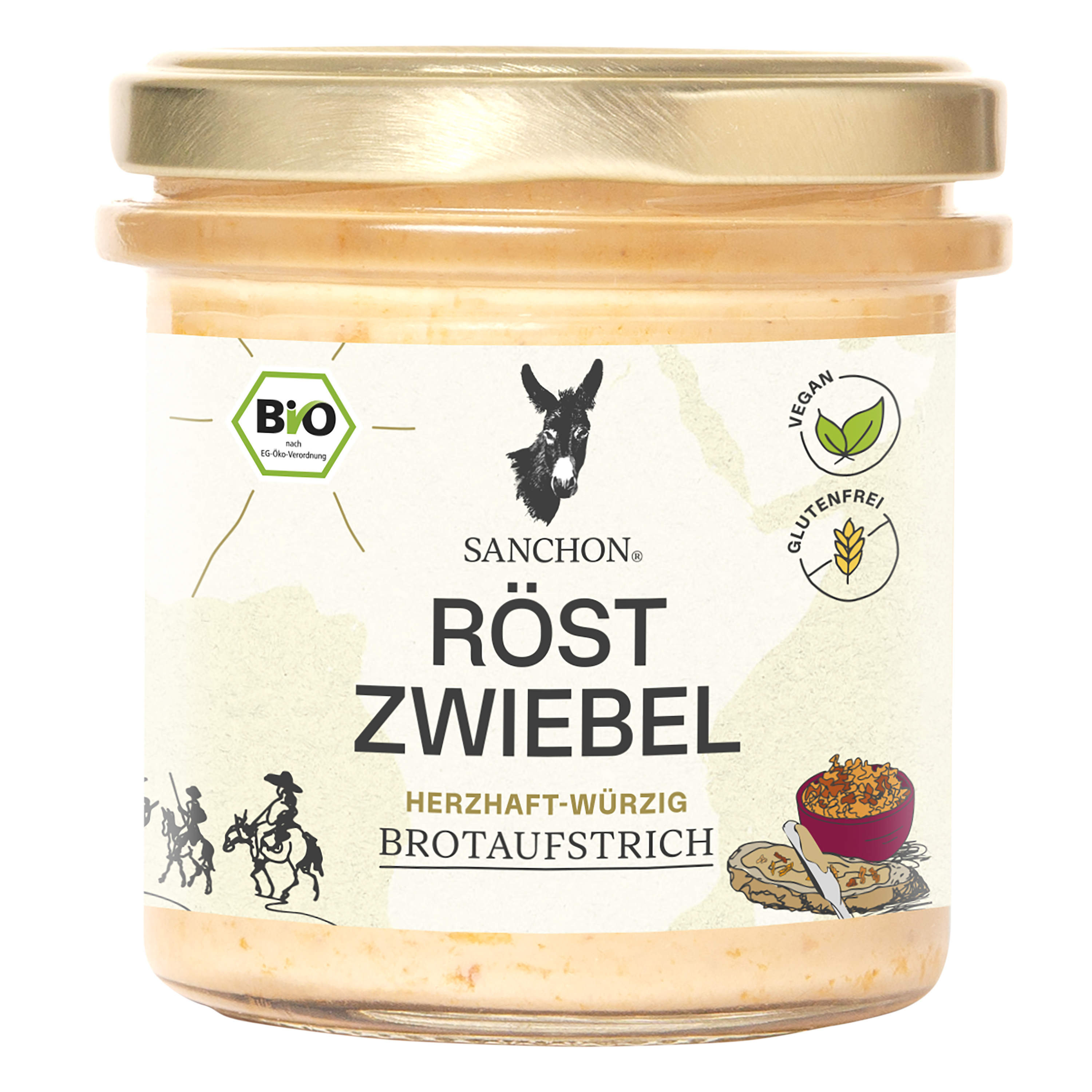 Sanchon Brotaufstrich Röstzwiebeln 135g