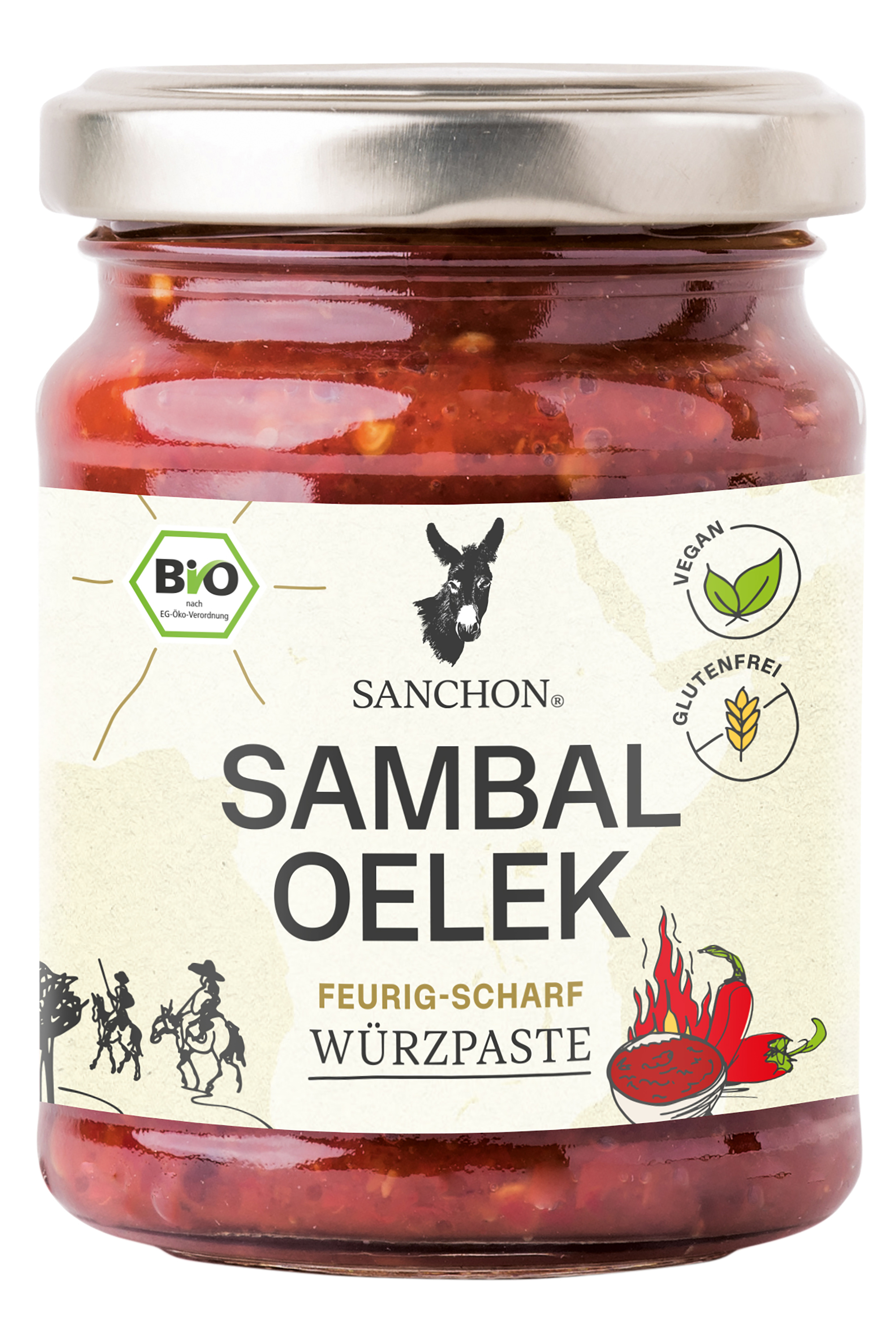 Sanchon Würzsauce Sambal Oelek 125g