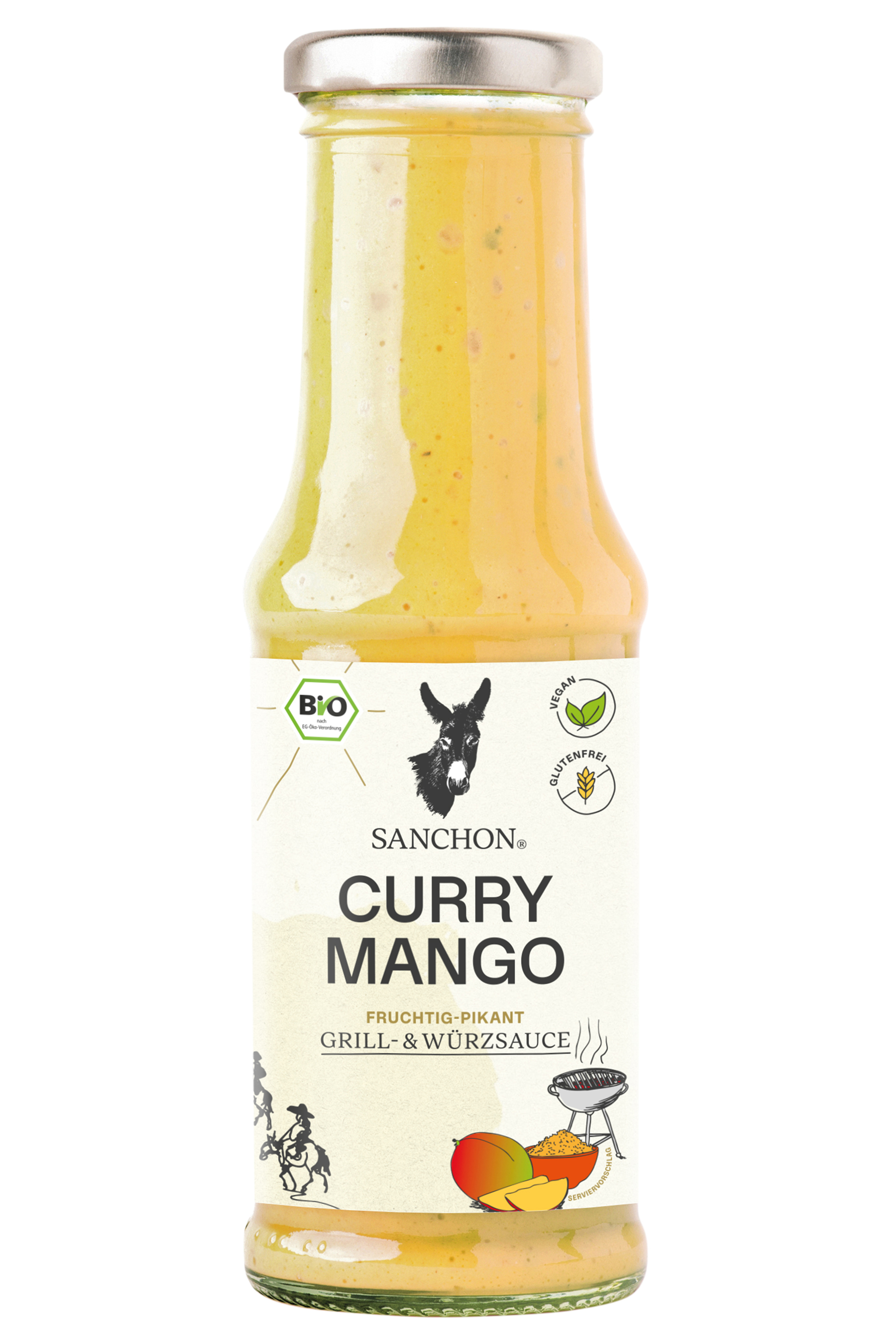 Sanchon Grillsauce Curry Mango 210ml 