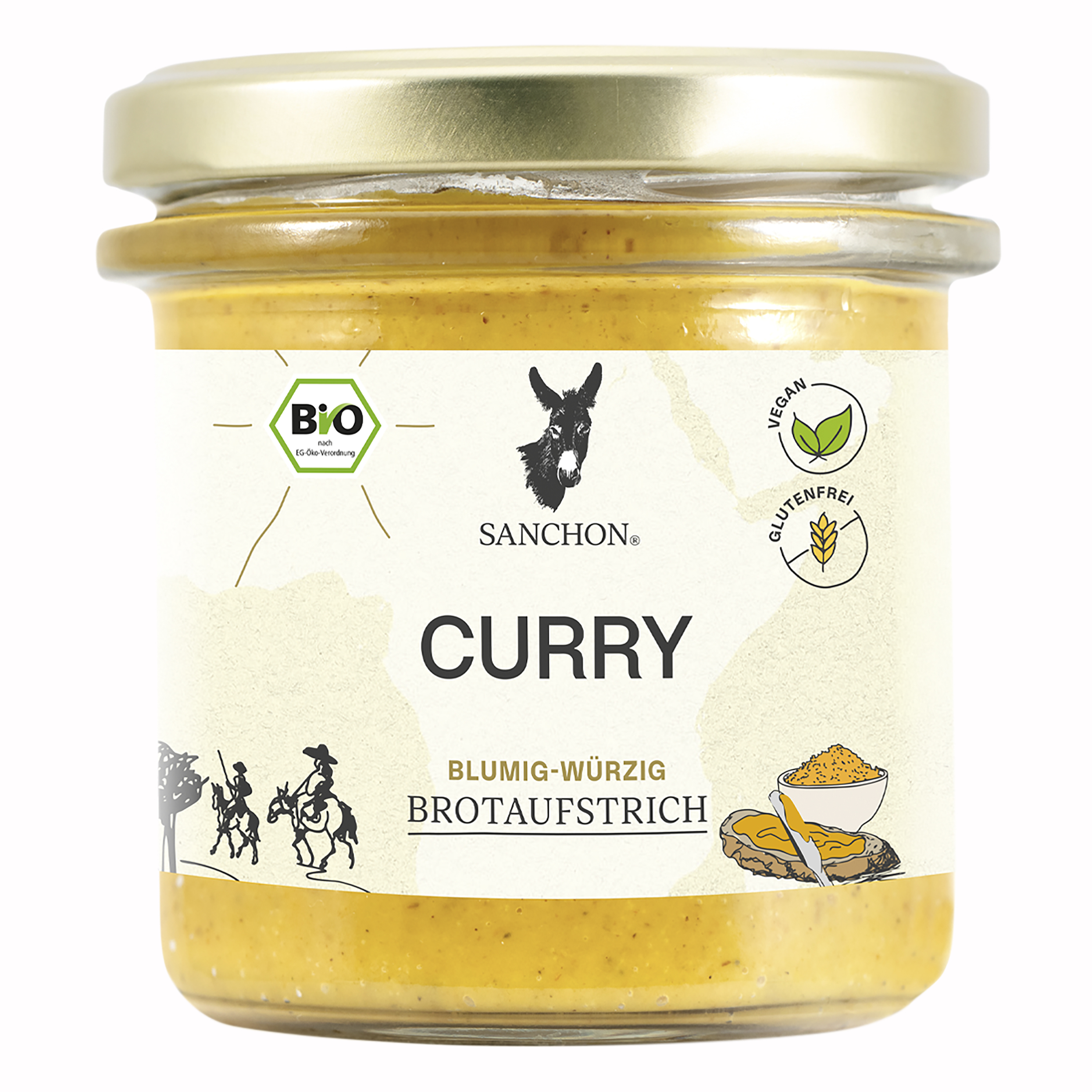 Sanchon Brotaufstrich Curry 135g